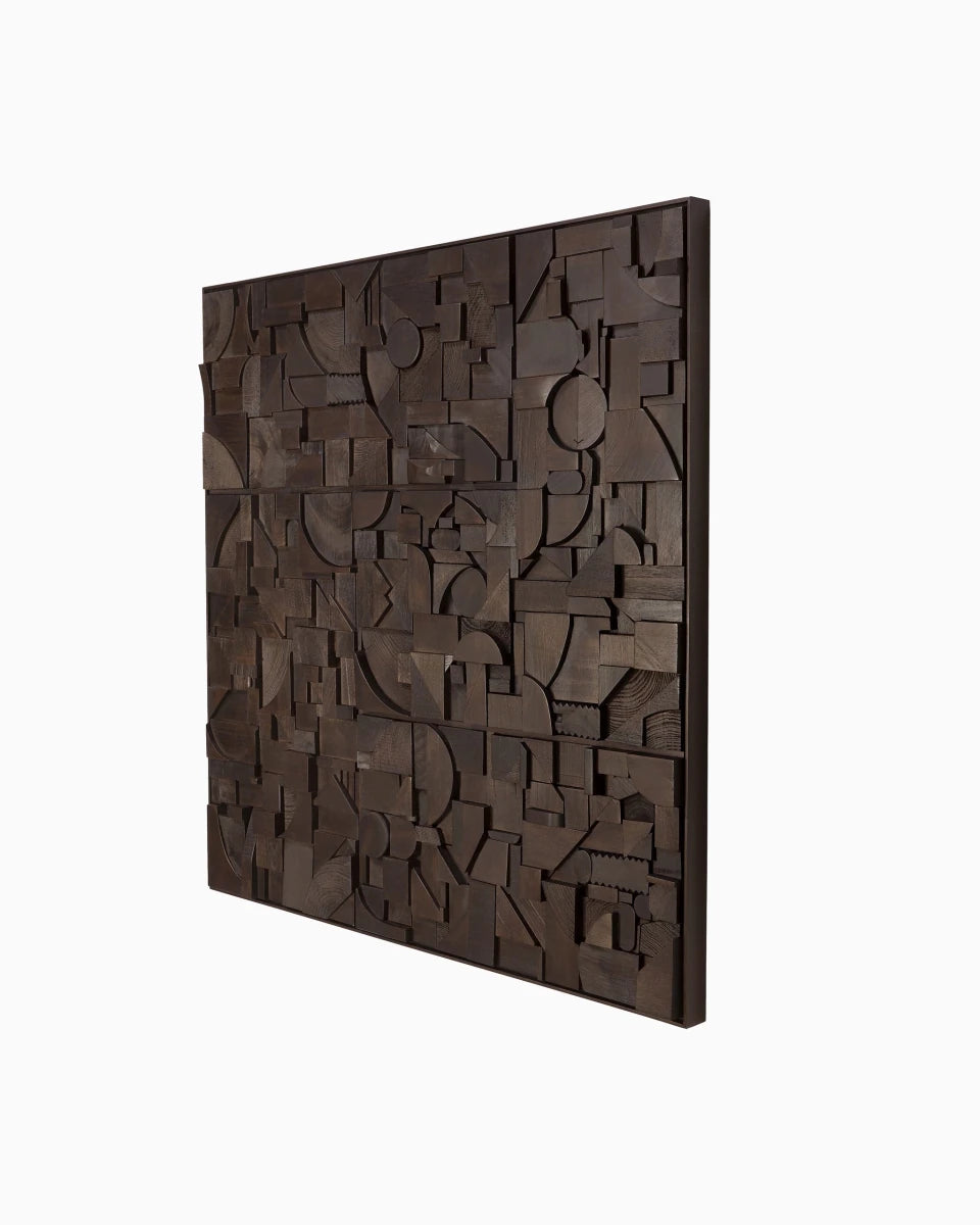 Dark Brown / 39.5 x 39.5"