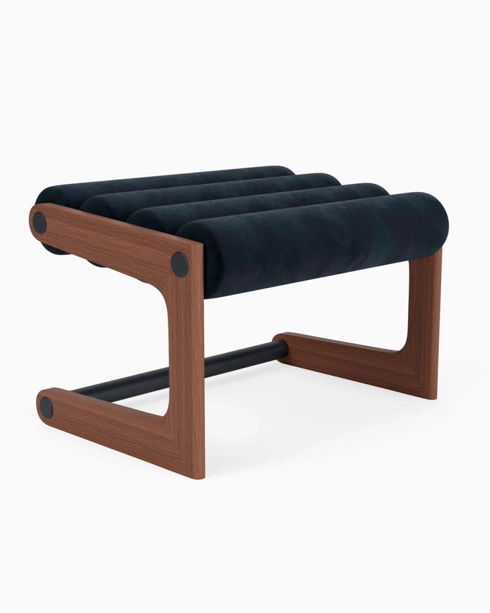 Ebony Velvet / Walnut Frame