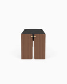 Charcoal Boucle / Walnut