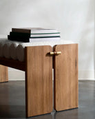White Boucle / White Oak