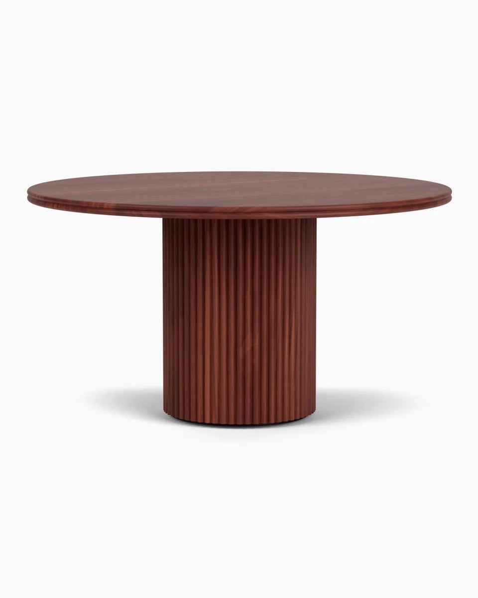 Walnut / 48" round | Seats 4