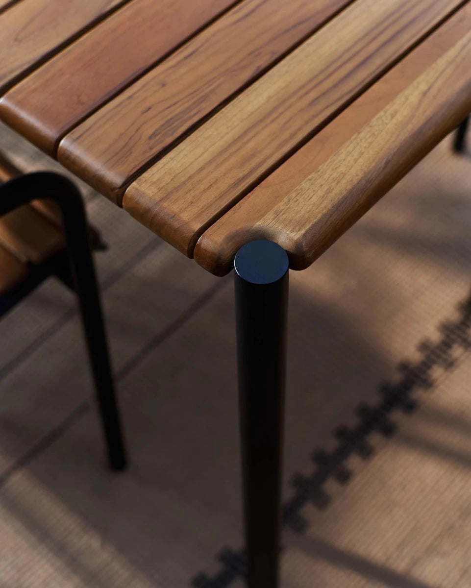 Teak / 86" Length | Seats 8
