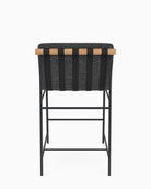Onyx Linen / Black Leather Straps / White Oak / Counter (24" Height)