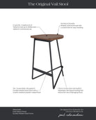 Walnut / Counter (24" Height)