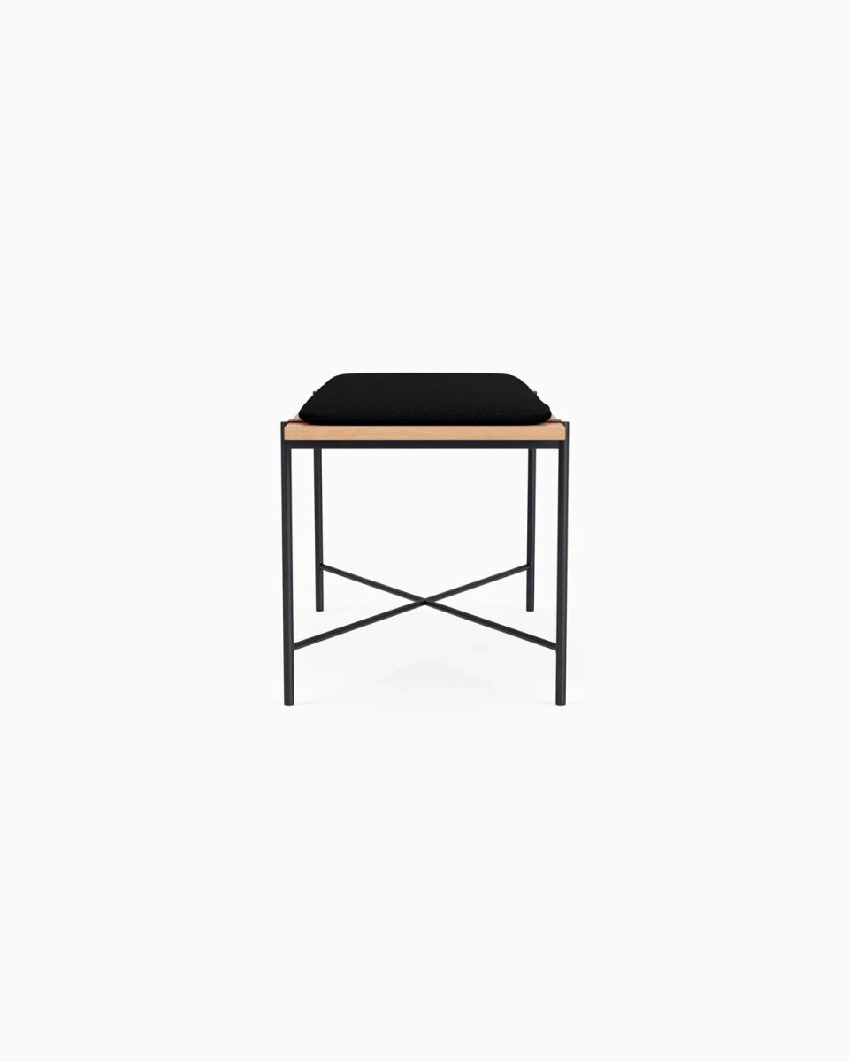 Charcoal Boucle / White Oak