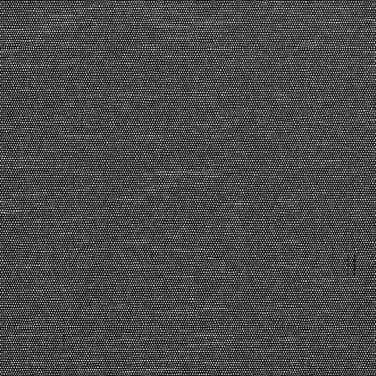 Black linen fabric with tight woven texture and uniform surface pattern.