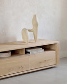 Natural Oak / Two drawers (55.5")