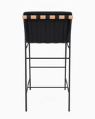 Black Leather / Black Leather Straps / White Oak / Bar (30" Height)