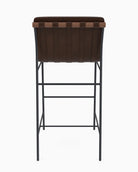 Maple Brown Leather / Maple Leather Straps / Walnut / Bar (30" Height)