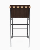 Maple Brown Leather / Maple Leather Straps / White Oak / Bar (30" Height)