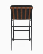 Charcoal Boucle / Heirloom Oak Straps / Walnut / Bar (30" Height)