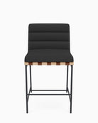 Charcoal Boucle / Heirloom Oak Straps / White Oak / Counter (24" Height)