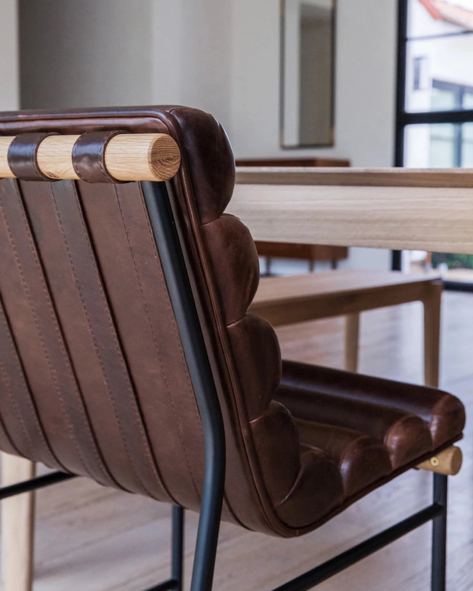 Maple Brown Leather / Maple Brown Leather Straps / White Oak