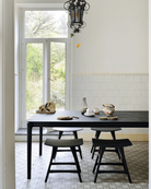 Black Oak / No Cushion / Dining Height (19" Height)