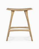 Natural Oak / No Cushion / Counter Height (26")