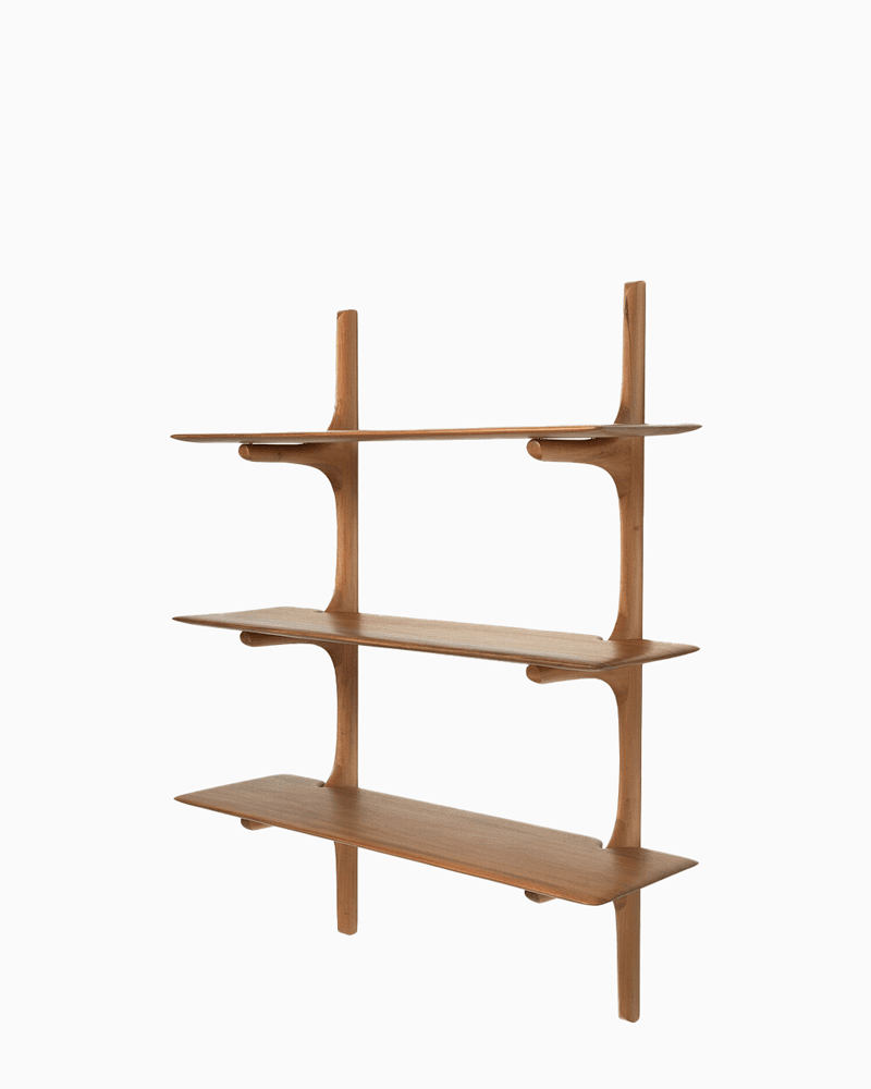 Mahogany / 3 Shelves