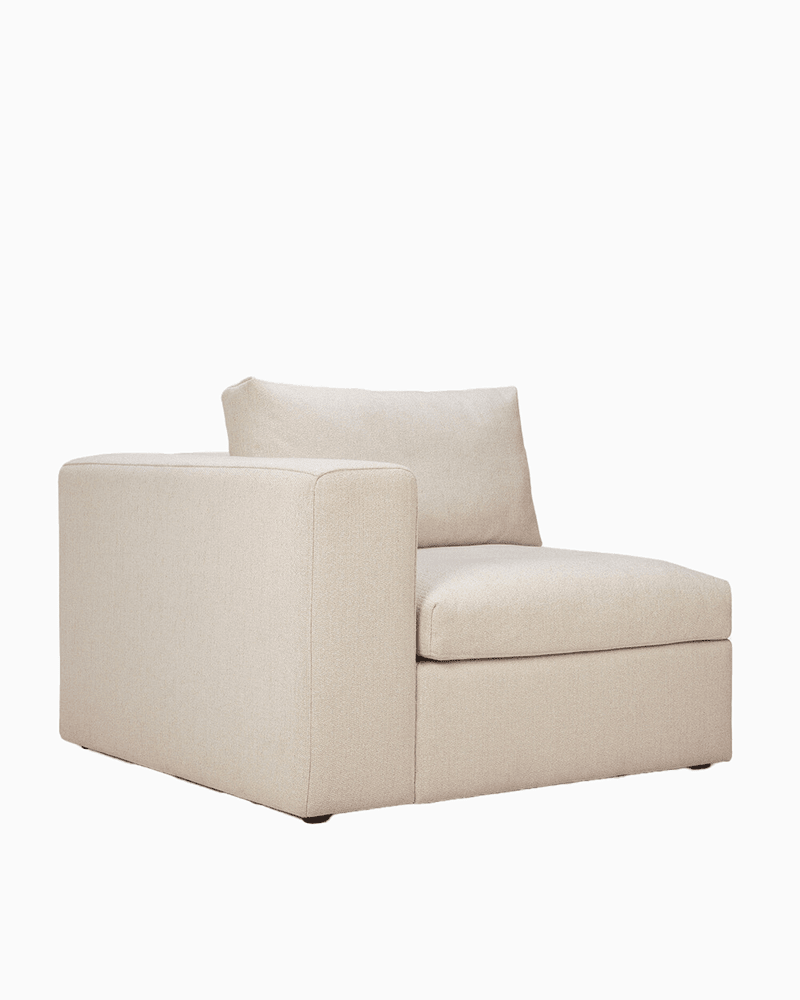 Eco Off White / End seater with R arm